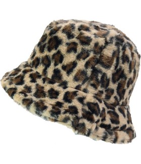 Stiilne leopardi mustriga müts